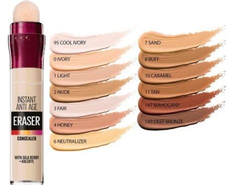 Консилер Maybelline Instant Anti-Age (Мейбелин Анти-Эйдж). Оттенки, отзывы