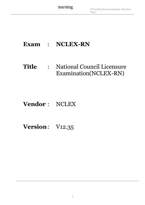 NCLEX RN Versions 1 12 Latest With 850 Questions And Answers