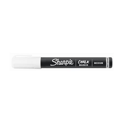 Sharpie Medium Tip White Wet Erase Chalk Marker 2103021 At