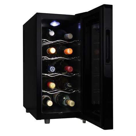 Koolatron Urban Series 10 Bottle Wine Cooler Black 1 Cu Ft 28l