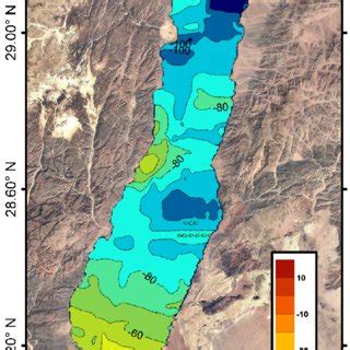 The bathymetric map of the Gulf of Aqaba. | Download Scientific Diagram