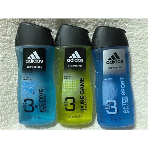 Adidas Shower Gel For Body Hair And Face 250ml Shopee Philippines