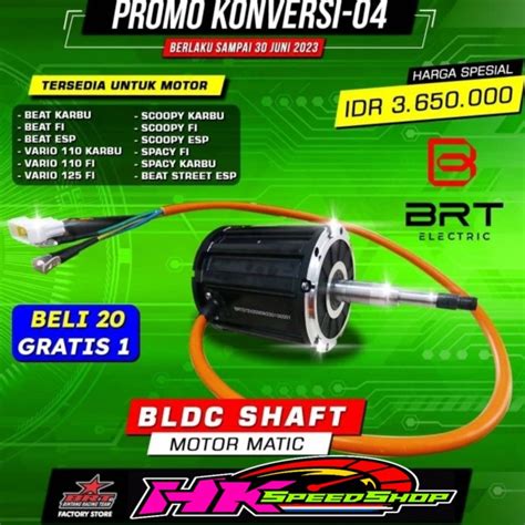 Jual Dinamo Bldc Brt Motor Matic Kw Watt Volt Konversi Motor