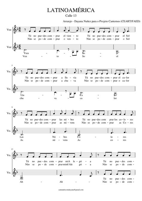 Latinoam Rica Vozes Para Cantemos Sheet Music For Vocals Choral