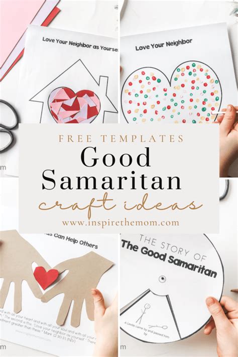 Five Good Samaritan Craft Ideas - Free Templates