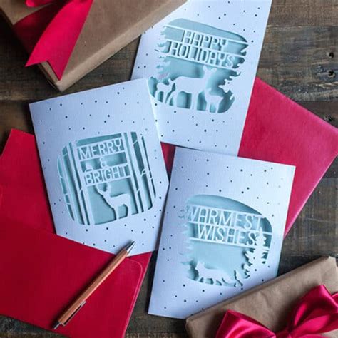 12 Cricut Christmas Cards Ideas - Sarah Maker