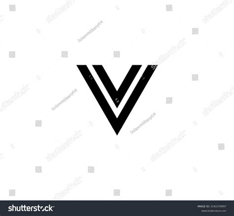 Vv Logo Design Conceptvv Logo Design Stock Vector (Royalty Free ...