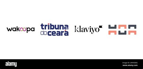 Tribuna do Ceara, klaviyo, Wakoopa, HOA. Vector illustration, editorial ...