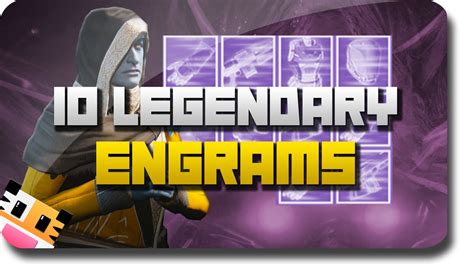 Destiny Engrams Engram Opening Of 10 Legendary Engrams Destiny