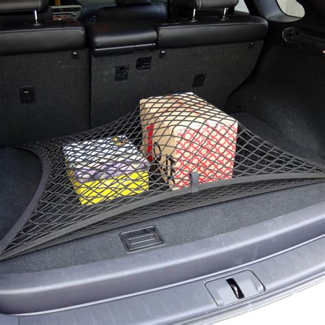 Valuetom Flexible Nylon Rear Cargo Organizer Car Trunk Storage Net With