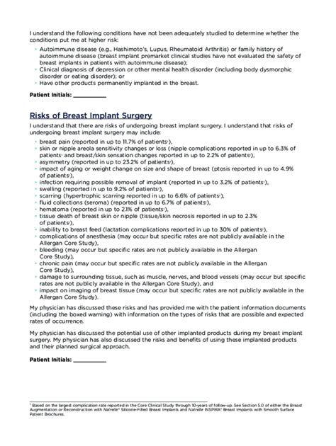 Fillable Online Natrelle Silicone Breast Implant Follow Up Study Fax