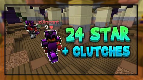 Hitting 24 Star Crazy Clutches Hypixel Skywars YouTube