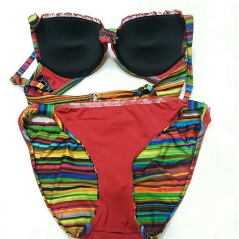 Becca By Rebecca Virtue Swim Becca By Rebecca Virtue Pushup Ruffle Bikini Set Poshmark