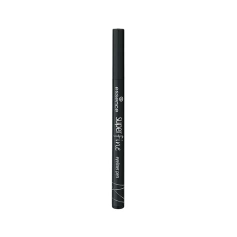 Czarny Supercienki Eyeliner W Pisaku Super Fine 01 Essence Essence