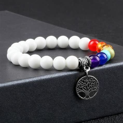 Bracelets arbre de vie Reiki 7 Chakra guérison tibétain bouddhiste