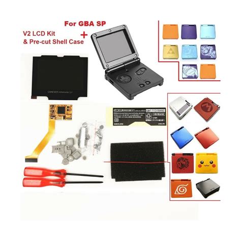 Ips Game Boy Advance Sp Backlight Backlit Lcd Kit Brand New Gamegears4you