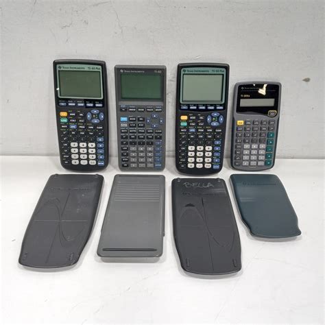 Buy the Texas Instruments Graphing Calculators Assorted 4pc Lot ...