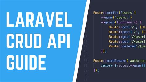 CRUD API With Laravel 9 The Ultimate Guide YouTube