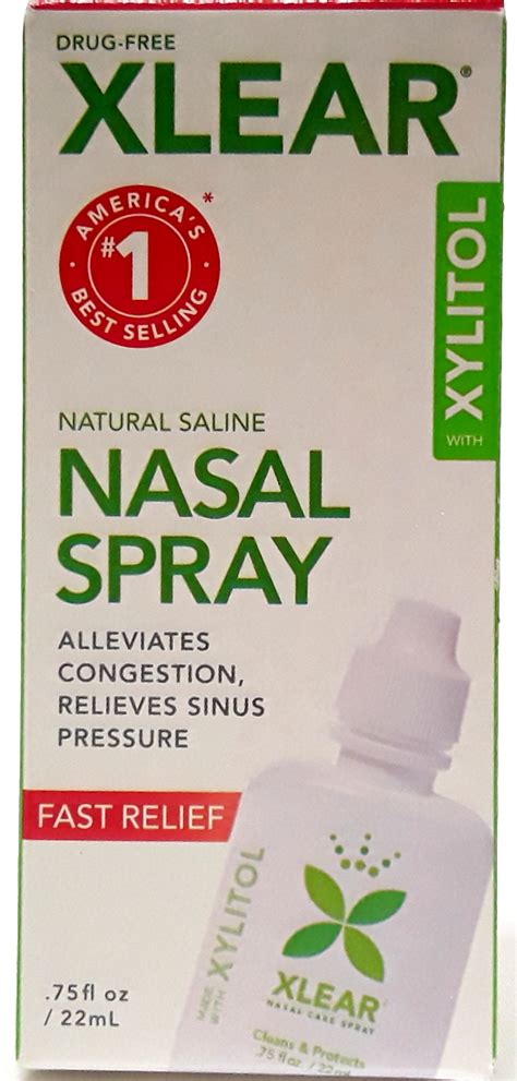 Xlear Xylitol And Saline Nasal Spray 75 Fl Oz