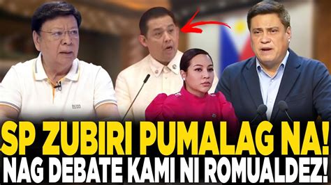 TAMBA AT SP ZUBIRI NAGKA INITAN SA DEBATE ZUBIRI PUMALAG SA GUSTONG