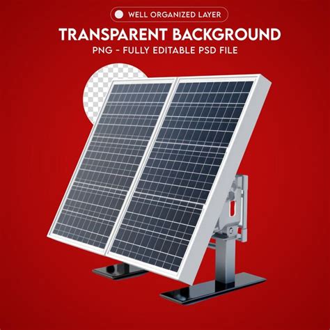 Premium Psd Psd Solar Panels Background Png Transparent