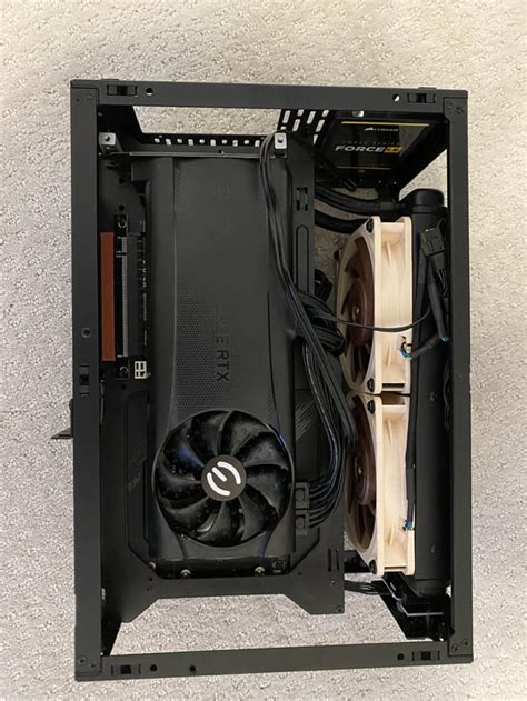 Hybrid Cooled 3080 With A 120mm Fan On A Low Profile Cpu 5600x Cooler Max Gpu Temps 52 Max