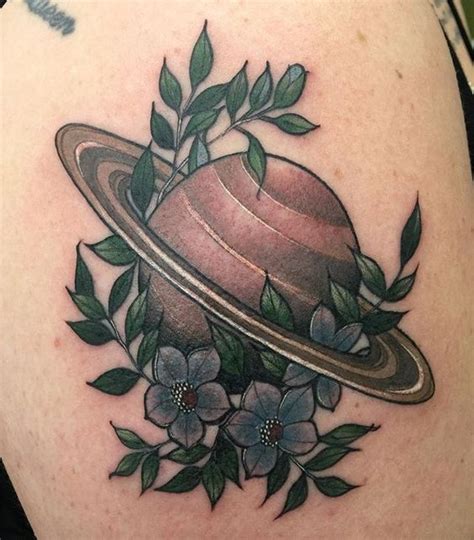 Amazing Saturn Tattoos With Meanings Ideas Body Art Guru