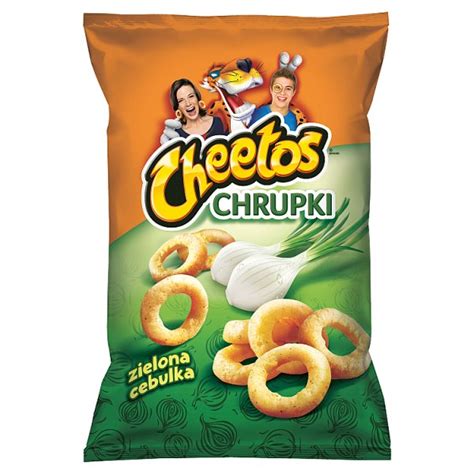 Cheetos Chrupki Kukurydziane O Smaku Zielonej Cebulki G Szt