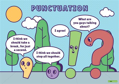 Punctuation Resources And Activities Punctuation Posters Teaching