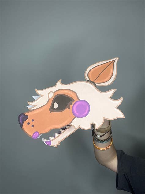 Lolbit Fnaf Paper Dragon Puppet Etsy