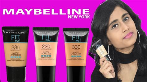MAYBELLINE FIT ME FOUNDATION 230 | TUBE | 230 NATURAL BUFF | 330 TOFFEE ...