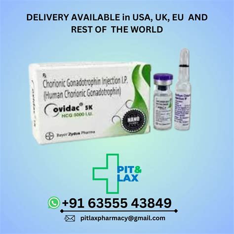 Ovidac Iu Hcg Injection Packaging Type Vial At Rs Piece In Surat