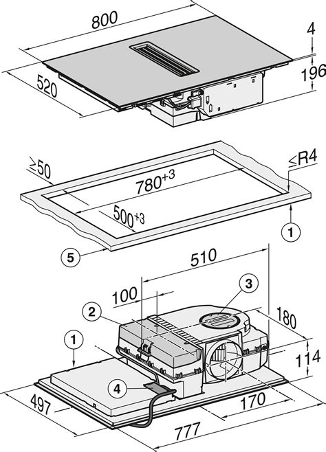 Miele - KMDA 7272 FL-U Silence – Tables de cuisson