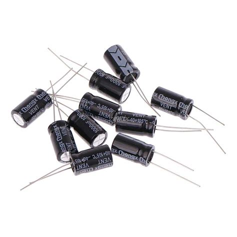 Electrolytic Capacitor Uf V Radial Polarized Aluminum