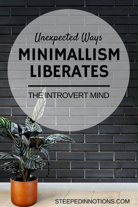 Minimalism: Freeing the Introvert Mind | Introvert, Introvert problems ...