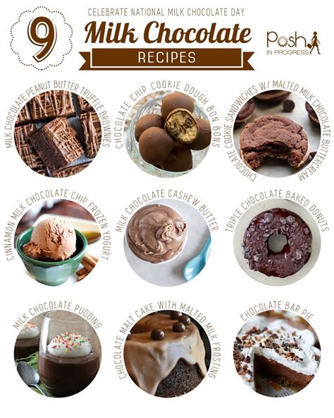 9 Must-Try Milk Chocolate Recipes - Posh in Progress