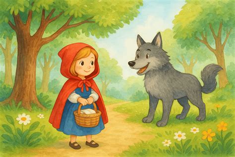 histoire du petit chaperon rouge conte classique pour enfants