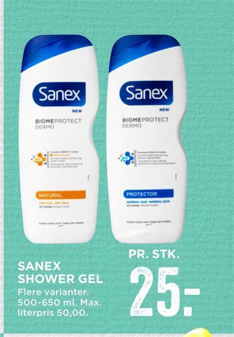 Sanex Shower Gel Tilbud Hos Meny