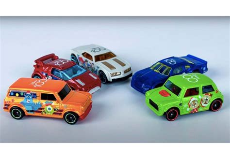 Así es la colección especial de Hot Wheels en su aniversario 100 inspirada en Disney