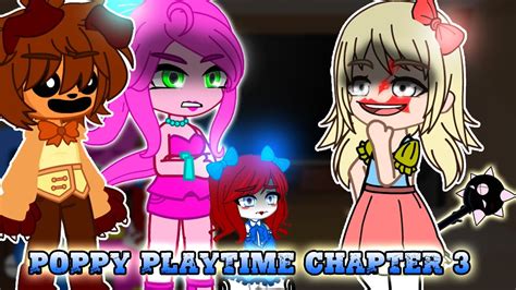 Poppy Playtime React To Poppy Playtime Chapter Gacha Life Youtube