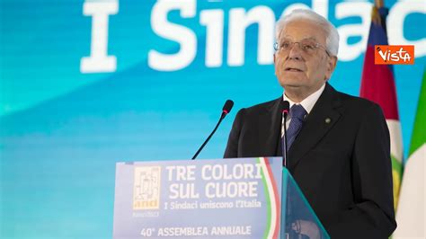 Assemblea DellAnci Mattarella A Sindaci Dai Comuni Riparte La