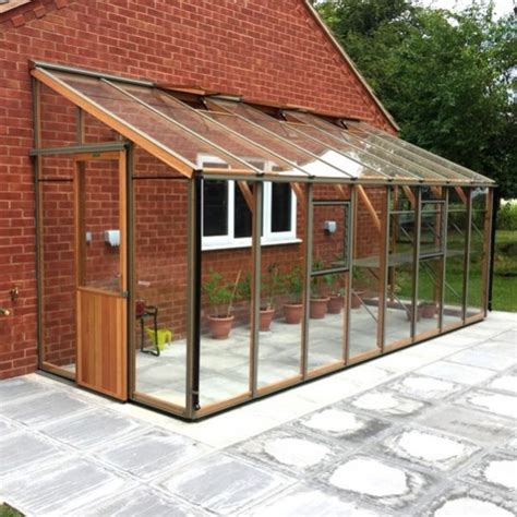 Evolution Lean To Cedar Greenhouse By Alton Berkshire Garden Buildings