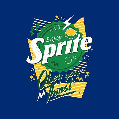 Sprite 90s Bottlecap Obey Your Thirst Men's Sweatshirt | Fruugo US