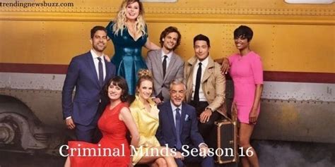 When Criminal Minds Season 16 Will Be Premiere? Updated News in 2022 ...