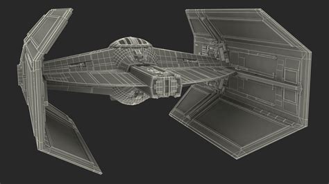 Star Wars Tie Fighter Advanced 3d Model 99 Gltf Obj Ma Max Upk Unitypackage C4d Fbx