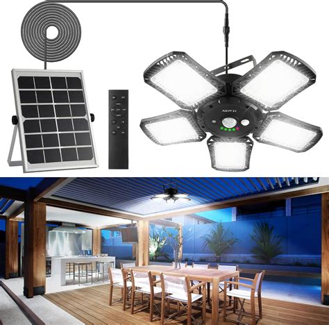 AGPTEK Solar Shed Lights Indoor Outdoor Work In Daylight Solar Pendant