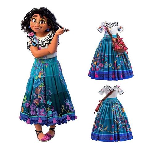 Disney Encanto Mirabel Dress Costume For Girls Ages And Up Etsy