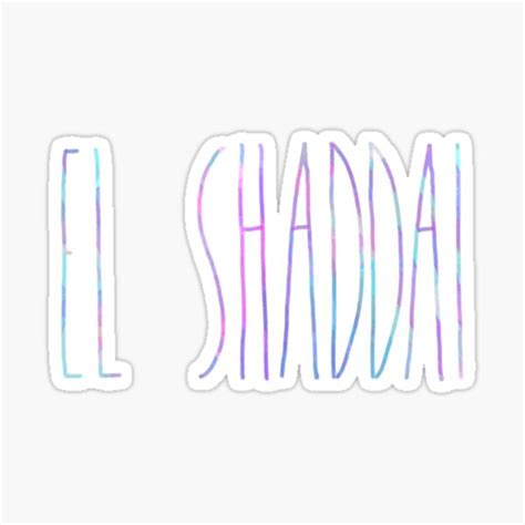 El Shaddai Gifts & Merchandise | Redbubble