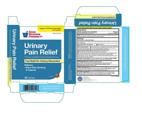 Good Neighbor Pharmacy Urinary Pain Relief Tablet Amerisourcebergen