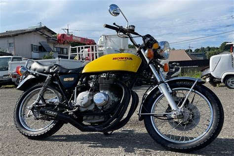 【やや傷や汚れあり】cb400four 売り切り！☆始動動画有☆輸入新規！現地タイトル完備！cb400f！カスタム！キャブ車！社外マフラー！ローン可 全国配送 福岡佐賀 の落札情報詳細